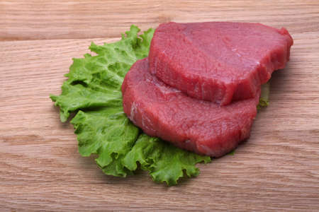 raw meatの写真素材