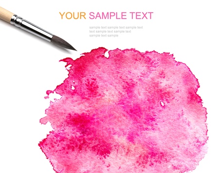brash and abstract watercolor paintの写真素材