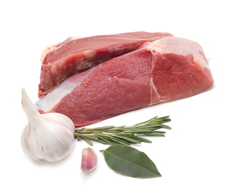 raw meatの写真素材
