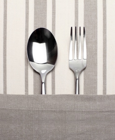 knife and forkの写真素材