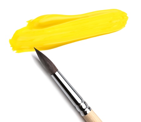 brush and paint sketch の写真素材