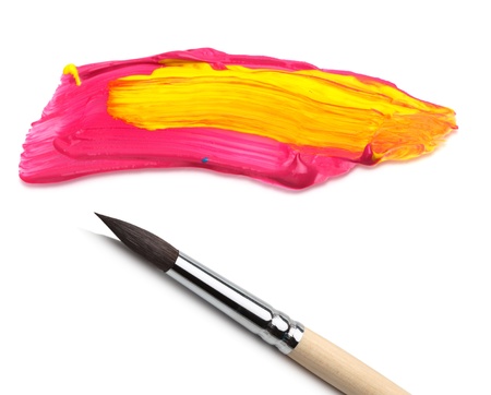 brush and paint sketchの写真素材