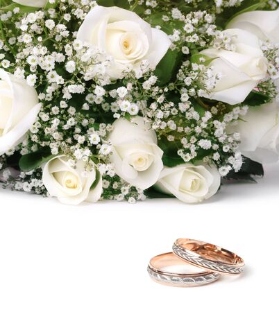 ring and roseの写真素材