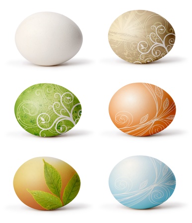 easter egg setの写真素材
