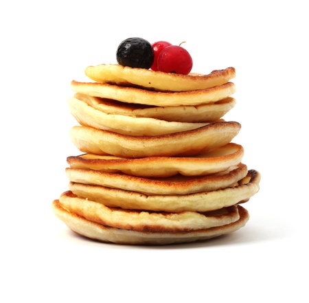 stack of pancakesの写真素材