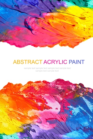 Abstract acrylic painted backgroundの写真素材