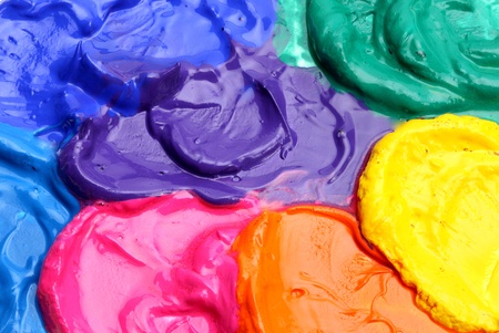 Abstract acrylic painted backgroundの写真素材