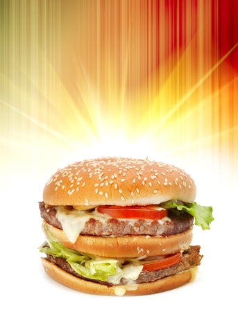 hamburgerの写真素材