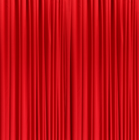 red silk curtain backgroundの写真素材