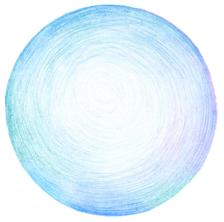 Abstract circle pencil scribbles background texture.の写真素材