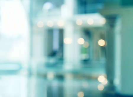 De-focuses business center interior. Blur background. の写真素材