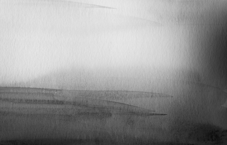 Abstract acrylic and watercolor brush strokes painted background. Texture paper.の写真素材