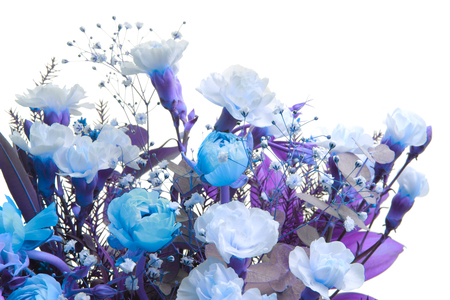 Flower bouquet on white background. Isolated on a white background.の写真素材