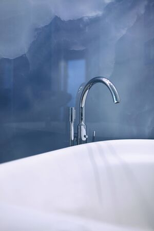 Faucet in the bathroom