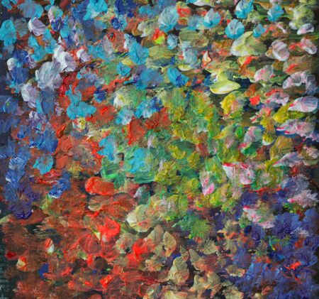 Abstract dot smear Brush stroke acrylic and watercolor painting.  Color texture background. の写真素材
