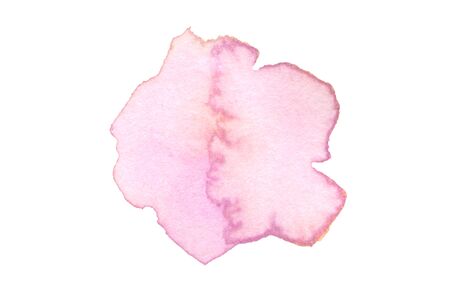 Abstract watercolor and acrylic blot painting.の写真素材