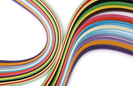 Abstract color rainbow strip paper background. Template for prints, posters, cards. 
の写真素材