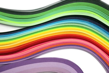 Abstract color rainbow strip paper background. Template for prints, posters, cards. 
の写真素材