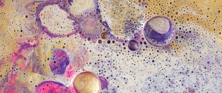 Abstract Acrylic colors blots.の写真素材