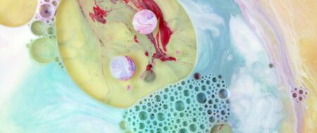 Abstract Acrylic colors blots.