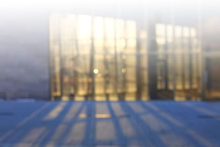 Glass window architecture build blurの写真素材