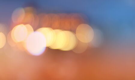 Abstract city light blur blinkingの写真素材