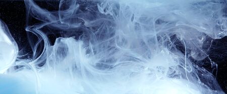 Abstract of smoke in the darkの写真素材