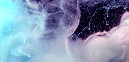 Abstract of smoke in the darkの写真素材