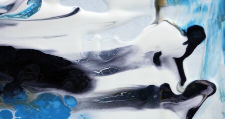 Abstract Acrylic colors blots.の写真素材