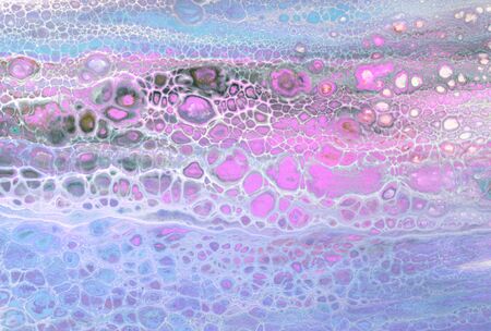 Marble texture. Acrylic colors blots background.の写真素材