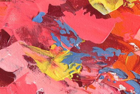 Abstract acrylic and watercolor painting. Color texture background.の写真素材