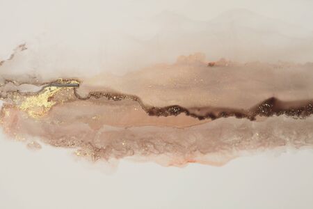 Art Abstract  watercolor and acrylic flow blot painting. Color canvas marble texture background. Alcohol ink.の写真素材