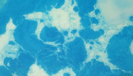 Acrylic color and oil in water. Macro Abstract texture background. の写真素材