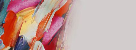 Art Abstract acrylic and watercolor painting.の写真素材