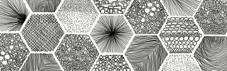 Abstract black and white cell textureの写真素材