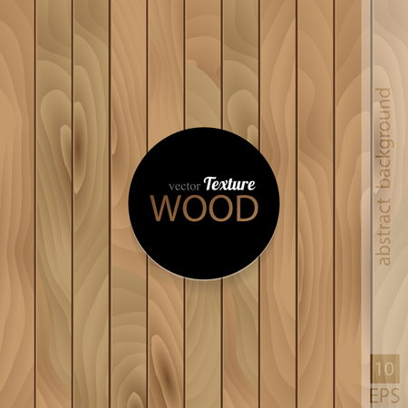 Wooden light brown texture. Vector illustration. Backgroundのイラスト素材