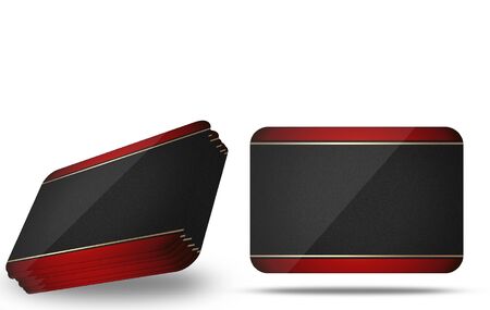 blank business cardの写真素材