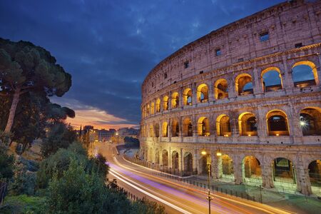 Colosseum. Image of Colosseum, Rome during sunrise.