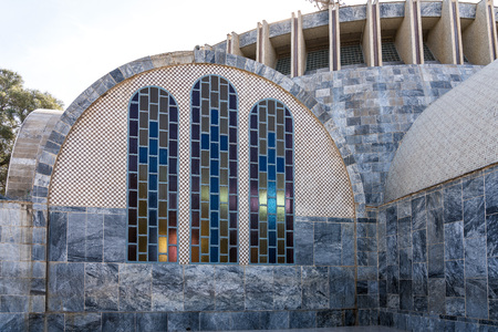 Church of Our Lady St. Mary of Zion, the most sacred place for all Orthodox Ethiopians in Axum,...