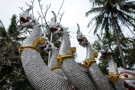 Wat Hua Xiang temple in Luang Prabang, Laos. One of many ancient temple located at Luang Prabang, Laosの写真素材