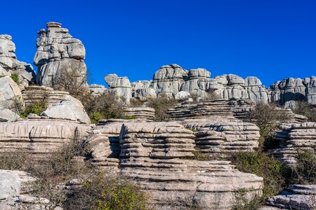 El Torcal de Antequera, Andalusia, Spain, near Antequera, province Malaga.