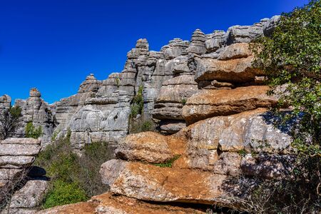 El Torcal de Antequera, Andalusia, Spain, near Antequera, province Malaga.