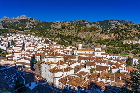 Grazalema, white village in the province of Cadiz, Andalusia, Spainの写真素材