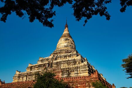 Temples of Bagan, an ancient city located in the Mandalay Region of Burma, Myanmar, Asia.