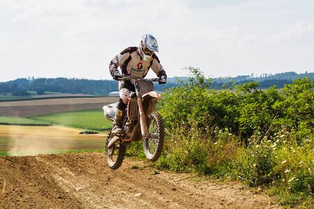 Windsberg, Germany - June 29, 2019 Motocross training in Windsberg Germanyのeditorial素材