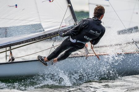 Travemuende, Germany - July 28, 2018 Sailing week in Travemuende Germany