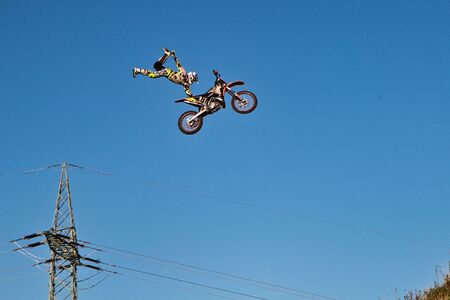 Warching, Germany - June 29, 2019 Motocross training in Warching Germanyのeditorial素材