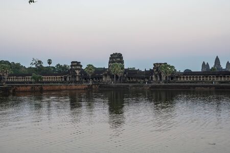 Angkor Wat is a temple complex in Siem Reap, Cambodia.