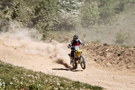 Windsberg, Germany - June 29, 2019 Motocross training in Windsberg Germanyのeditorial素材