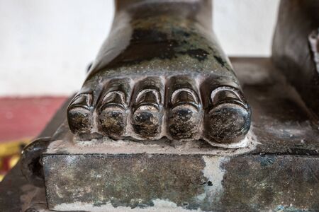 Visiting Haw Phra Kaew, also written as Ho Prakeo in Vientiane, Laosの写真素材